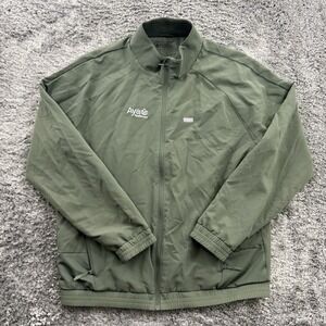 FIGS Jacket Women's Large Green Sydney Scrub Full Zip Performance Stretch Logo